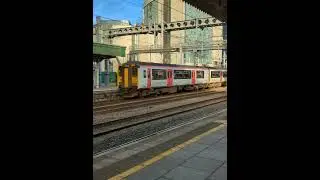 TFW train departing from Cardiff Central station for Cheltenham spa
