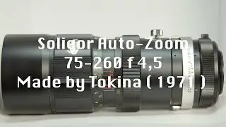Soligor Auto-Zom 75-260 f 4,5 Tokina Made