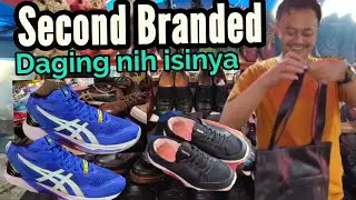 SEPATU SECOND BRANDED,IKAT PINGGANG KULIT ORI ‼️ PASAR TAMAN PURING 