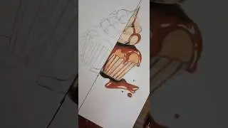 Pencil colours vs water colours #art #artist #pencilcolors #shorts #viralshort
