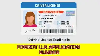 How To Get LLR Application number?  | TN portal | Message deleted|