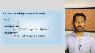 Character handling function| C programming| BCA | Session 7|
