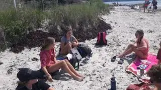 Chebeague Island Community Sailing School Visits Sand Island