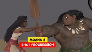 Moana 2 | How Disney Animated the &ldquo;Can I Get A Chee Hoo&rdquo; Scene | Shot Progression