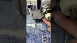 A little afternoon denim repair for you 👖🥰 #denimrepair #sewing #sewingtutorial #sewingtips