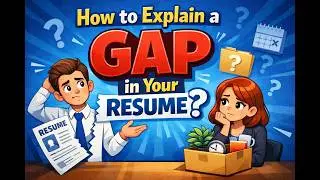 How to explain a gap in your resume effectively?