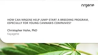 Webinar Highlights- How can NRGene help jump start a breeding program