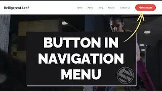 How to Add Button in WordPress Menu (Hindi)