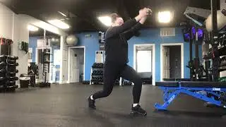Split Squat Hold Chop