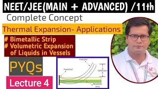 L 04 Applications of Thermal Expansion | Bimetallic Strip | Expansion of Liquids in Vessel