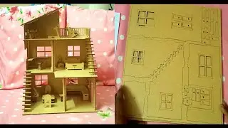 Unboxing New Mini Wooden House🏠| Builded This With Wooden Cutted shapes | Best House Of My Cltion ❤😍