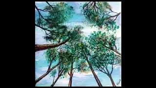 #114 Tutorial for tree tops on tile using alcohol ink