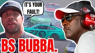 Bubba Wallace Throws 23XI Racing UNDER THE BUS after ANOTHER CRASH at NASCAR Kansas Speedway!