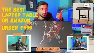 BEST ADJUSTABLE LAPTOP TABLE ON AMAZON// BEST STUDY TABLE UNDER 1000 RUPEES