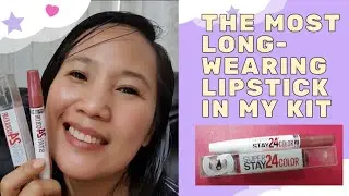 Maybelline Super Stay 24 Couleur Lipstick Review | The Most Long-Wearing Lipstick in my Kit