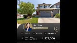 Check out this open house Listing Address: 124 W Cabot Lethbridge, Alberta T1J5H1