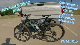 Mountain Biking SCIP Recreational Trails in Midwest City, OK