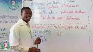 Aula de Química da 8ª Classe com Professor Denio Chavane: Cálculo  de Massa Molecular