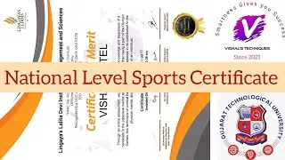 Judo National Level Sports Certificate | GTU 100 Activity Points | GTU Sports Activity Certificates