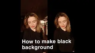 (How to create a black background  in Lightroom mobile) paid subscription