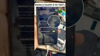 Iphone battery health 0% ho gayi😡#iphonebattery #iphonecamera #iphonepubg #trending #reels #iphone