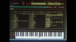 Yamaha DX7 Emulator Software - FM7 - Patch - 008   Piano 1