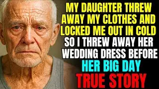 MY DAUGHTER  Threw Away My Clothes And Left ME Out In The COLD So I Threw Away Her Wedding Dress.