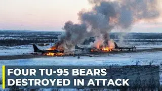 Four Russian Tu-95 Bombers Destroyed: Ukrainian Missiles Devastate Engels Airbase