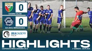 Cassina Calcio - Accademia Isola Bergamasca 0-0 | Gol & Highlights | Prima Categoria 2025/26