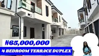 4 Bedroom Terrace Duplex: Touring a 4 Bedroom Terrace Duplex in Ikota Lekki.