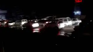 Peshawar Traffic jam due to construction work