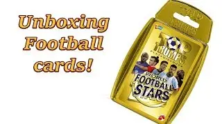 World Football Stars Card Game pack unboxing. Открываем футбольные карточки. Видео