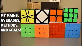 Cubing Mains, Averages, Methods and Goals! [August 2018]