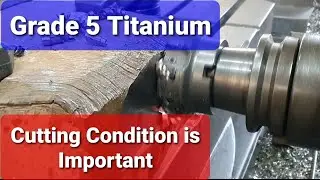 Grade 5 Titanium Rough Machining- CNC Boring, Milling