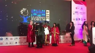 Receiving honorary doctorate degree in Taj hotel, Mumbai in June 2019
