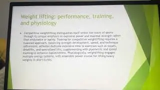 Research proposal: Exercise physiology
