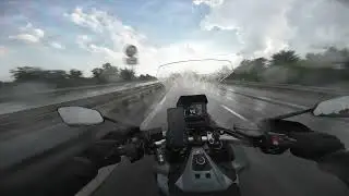 Honda X-ADV 750 looking for the rain | RAW SOUND
