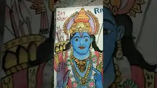 PAINTING OF RAM @ART PAINTING @YT SHORTS