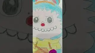 labubu doll drawing #cute #####№##trending ###########yash art and official_79