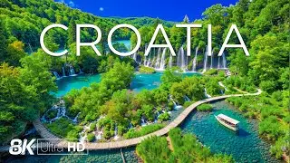 Croatia 8K | Coastal Beauty – Ancient Towns, Crystal-clear Waters & Stunning Landscapes