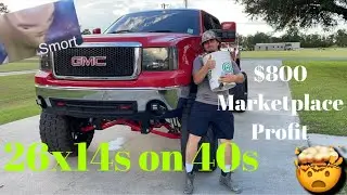 Cognito On 26x14s & 40s | LTZs Flipped Already | Easy $800 Profit | Facebook Marketplace Hacks