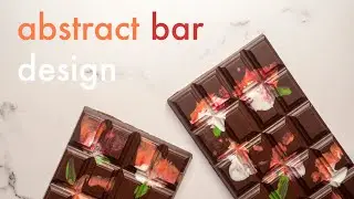 Persian Silk Tree Design for Chocolate Bar - 2 ways - transfer sheet and straight onto chocolate
