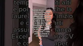 #lavoro #carriera #neolaureati #laurea