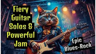 Epic Blues-Rock Revival 🎸 Fiery Guitar Solos & Powerful Jam