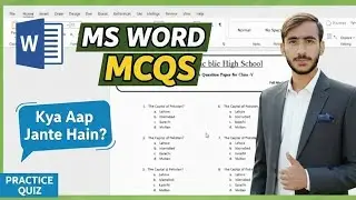 Create MCQs in Two Columns in MS Word | Professional Exam Format Tutorial