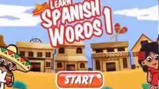 Learn Spanish Words 1 - Review of Android/iPad Spanish app