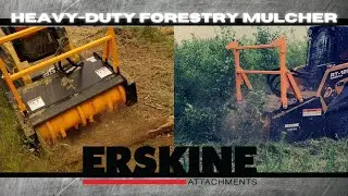 This is a quick overview of Erskine Attachments Heavy-Duty Forestry Mulcher.