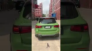Mercedes Benz GLC43 with RES Exhaust SS valve catback pop sound check