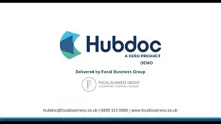 Hubdoc Xero Demo from Focal Business Group