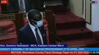 COUNTY ASSEMBLY OF MACHAKOS PROCEEDINGS, 10TH MARCH 2021